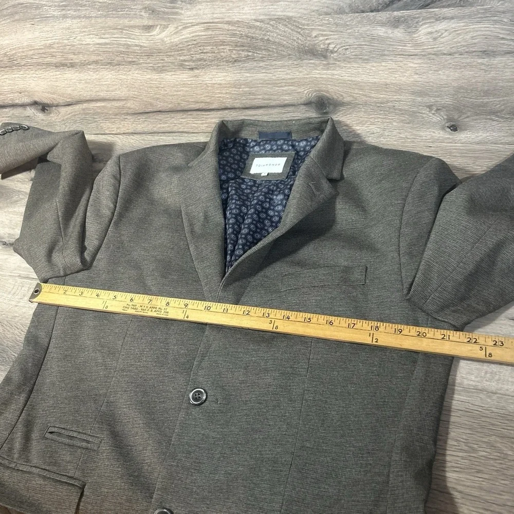 7Diamonds Newport Unstructured Blazer Tan Mens Sz L Performance Stretch Work